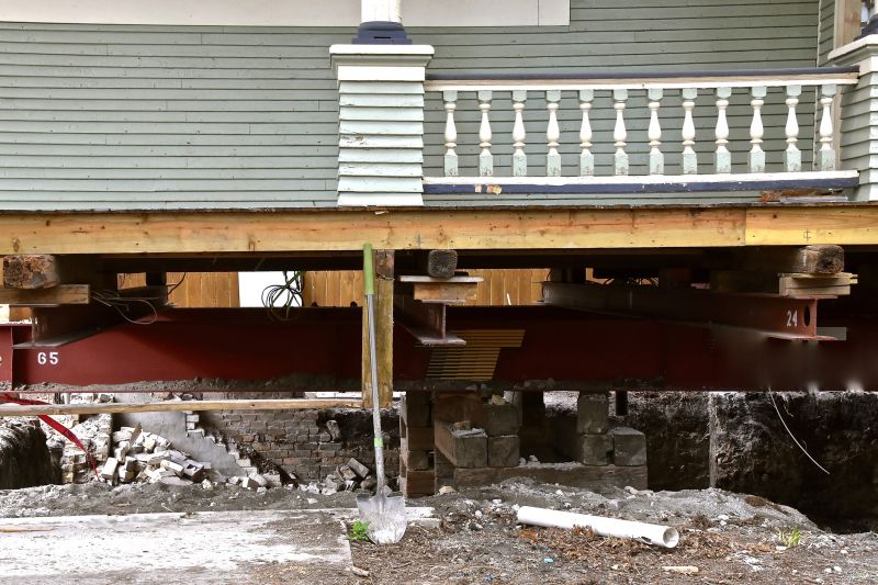 During Foundation Repair